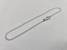 Load image into Gallery viewer, Sterling Silver Italian Rolo Chain Necklace 2mm Thin Nickel Free Sizes 7~30 inch