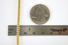 Load image into Gallery viewer, Authentic 10K Hollow Yellow Gold Franco Necklace Chain 3mm/18-36"