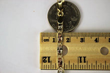 Load image into Gallery viewer, 14K Yellow White Rose Gold Tri Color Valentino Chain Necklace 5mm 18~26"