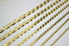 Load image into Gallery viewer, 10K SOLID YELLOW GOLD MARINER LINK CHAIN NECKLACE FOR MEN WOMEN 2mm ~ 6.5mm