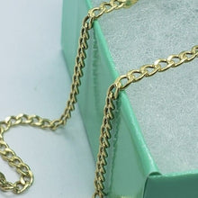 Load image into Gallery viewer, 10K Yellow Gold Hollow Cuban Curb Chain Link Necklace Bracelet 3.5mm 4.5mm 7~30"