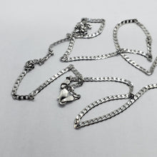Load image into Gallery viewer, 14K White Gold Solid Cuban Curb Link Chain Necklace High Quality 2mm 16"~26"