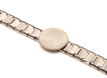 Load image into Gallery viewer, Tungsten Carbide Black Edge Bar Links Magnetic Therapy Bracelet 1/2 Inch Wide
