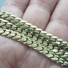 Load image into Gallery viewer, Authentic 14K Solid Yellow Gold MIAMI CUBAN LINK CHAIN Necklace 5mm Size 22"~30"