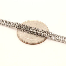 Load image into Gallery viewer, Stainless Steel Miniature Popcorn Chain Necklace 2.5mm Wide, Sizes 18-24 Inches