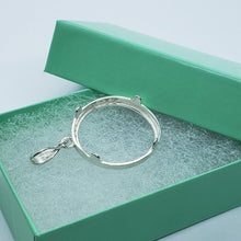 Load image into Gallery viewer, Sterling Silver Nickel Bezel 22mm Coins Prong Back Round Edge 5 Cent 21.21mm