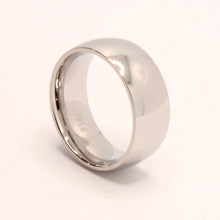 Load image into Gallery viewer, Stainless Steel Smooth Plain Domed High Polish Wedding Band Thumb Ring 8mm