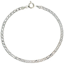 Load image into Gallery viewer, 925 Sterling Silver Rombo Double Link Chain Necklace Bracelet 3mm 7" to 30"