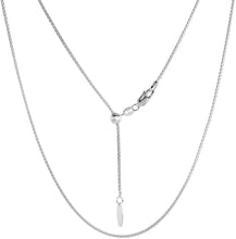 Load image into Gallery viewer, 925 Sterling Silver Adjustable Chain Max Length 24inch Necklace Women 11 Designs