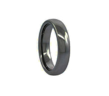 Load image into Gallery viewer, Tungsten Carbide 5mm Comfort Fit Domed Wedding Band Ring Mirror Polished Finish