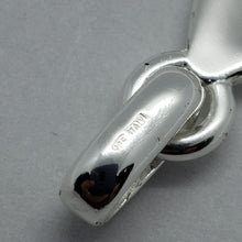 Load image into Gallery viewer, Sterling Silver Handmade Christian Fish Pendant Cut out 2 in w/out 1mm Box Chain