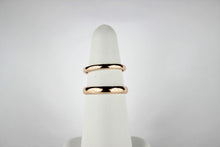 Load image into Gallery viewer, 14K Solid Rose Gold Wedding Engagement Anniversary Men Women Band Size 4 ~ 10.5