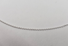 Load image into Gallery viewer, 925 Sterling Silver Thin Cable Link Chain Necklace Bracelet 1.1mm 16" to 20"