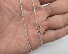 Load image into Gallery viewer, 925 Sterling Silver Twisted Rope Chain Anklet 1.8mm, Fits 9" to 9.5" Ankles