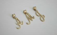 Load image into Gallery viewer, Authentic 14K Yellow Gold Initial Pendant Charm Diamond Cut for Everyone