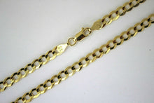 Load image into Gallery viewer, Authentic 10K Solid Gold Cuban Link Chain Necklace Bracelet 5mm All Length Size