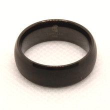 Load image into Gallery viewer, Tungsten Carbide Smooth Black Brushed Finish Beveled Edges Wedding Band Ring 8mm