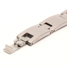 Load image into Gallery viewer, Tungsten Carbide Triangular Faceted Magnetic Therapy Bracelet, 3/8 Inch Wide