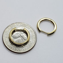 Load image into Gallery viewer, 14K Yellow White Rose Gold Elegant High Polished Angled Huggie Hoop Earrings