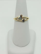 Load image into Gallery viewer, Authentic 10K Yellow Gold Double Butterfly Ring
