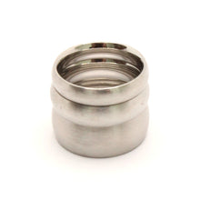 Load image into Gallery viewer, Stainless Steel Simple Plain Domed Matte Finish Wedding Thumb Ring Band 4-8mm