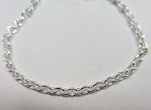 Load image into Gallery viewer, 925 Sterling Silver Solid Cable Link Chain Necklace Bracelet 5.8mm 7" to 30"