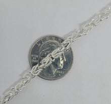 Load image into Gallery viewer, 925 Sterling Silver Turkish Chain High Quality Necklace Bracelet 4mm Size 7"~30"