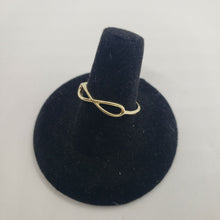 Load image into Gallery viewer, Authentic 10K or 14K Yellow Solid Gold Infinity Band Ring Men Women Size 5-9