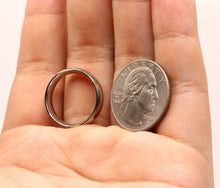 Load image into Gallery viewer, Stainless Steel Smooth Short Domed High Polish Wedding Band Thumb Ring 5mm