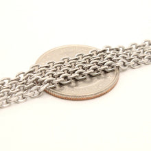 Load image into Gallery viewer, Stainless Steel Miniature Cable Link Chain Necklace 3mm Wide, Sizes 16-24 Inches