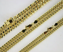 Load image into Gallery viewer, 14K Yellow Gold Hollow Miami Cuban Link Chain Necklace 4mm 4.5mm 5.5mm / 16"~30"