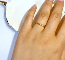 Load image into Gallery viewer, 14K Solid Gold Handmade Flat Circle Ring Band