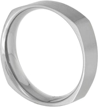 Load image into Gallery viewer, Surgical Steel 5mm Square Wedding Band Ring Comfort-fit Matte Finish SZ 7 to 14