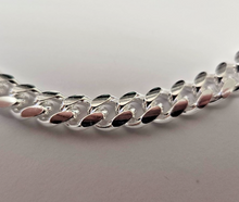 Load image into Gallery viewer, 925 Sterling Silver Rhodium Domed Surface Miami Cuban Link Chain 8.3mm 9" to 30"