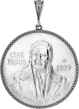 Load image into Gallery viewer, Sterling Silver Silver Eagle Bezel 39 mm Coins Prong Back Illusion Edge 1oz Coin
