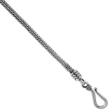Load image into Gallery viewer, 925 Sterling Silver Solid Plain Byzantine Chain Necklace 3mm 7" to 16"