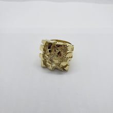 Load image into Gallery viewer, Authentic 10k Gold Nugget Ring Small Medium Large Extra Large Sizes 6-13
