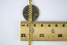 Load image into Gallery viewer, 14K Yellow Gold Hollow Miami Cuban Link Chain Necklace 4.5mm 18" ~ 30"