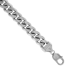 Load image into Gallery viewer, 12mm Sterling Silver Miami Cuban Link Chain Necklace Bracelet Rhodium Finished