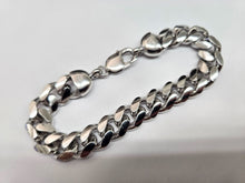 Load image into Gallery viewer, 12mm Sterling Silver Miami Cuban Link Chain Necklace Bracelet Rhodium Finished