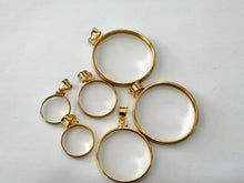 Load image into Gallery viewer, Authentic 14k Gold Filled Screw Top Bezel with Coin Edge 6 Sizes
