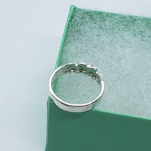 Load image into Gallery viewer, Sterling Silver Tiny Nugget Band Toe Pinky Midi Knuckle Ring Kids Baby Size 1-5