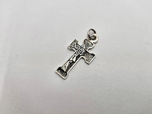 Load image into Gallery viewer, 925 Sterling Silver Face of Jesus Cross Pendant 1 1/4 Inch (31mm) Tall