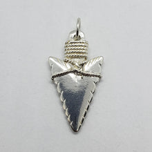 Load image into Gallery viewer, 925 Sterling Silver Arrowhead Pendant High Quality Nickel Free 1 1/4 inch 5grams