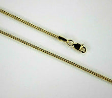 Load image into Gallery viewer, 10K Yellow Gold Hollow Franco Necklace Chain Box Link Men Women 1.5mm /16"~30"
