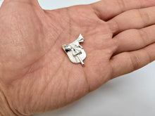 Load image into Gallery viewer, 925 Sterling Silver Horse Saddle Pendant Flawless Finish 1 Inch (25mm) Tall