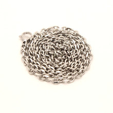 Load image into Gallery viewer, Stainless Steel Miniature Cable Link Chain Necklace 3mm Wide, Sizes 16-24 Inches