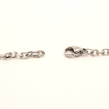 Load image into Gallery viewer, Stainless Steel Miniature Cable Link Chain Necklace 3mm Wide, Sizes 16-24 Inches
