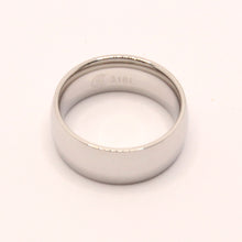 Load image into Gallery viewer, Stainless Steel Smooth Plain Domed High Polish Wedding Band Thumb Ring 8mm