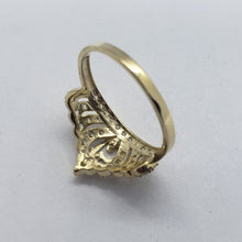 Load image into Gallery viewer, 10K Solid Gold Crown Sweet 15 Ring Quinceanera Anos Birthday Band Girl 5 - 10.5